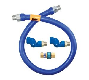 16100BPQ2S60 -  1" Connection, For Stationary Equipment Safety System Moveable Gas Connector Hose Assembly