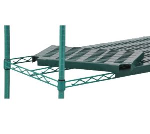 QPF-2142E-GL- Shelf Mat 42" x 21" Louvered Green