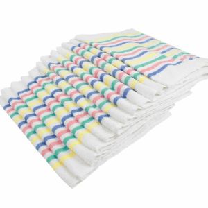 ST1525 15 in. x 25 in. multi-striped kitchen towel