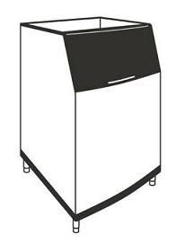D570- Ice Bin 532 Lb