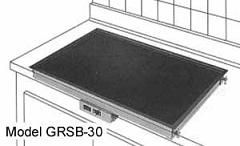 GRSB-36-I - Glo-Ray Drop-In heated Shelf w/ Recessed Top