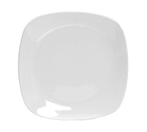 BEH-126C- 12-3/4" Plate Square Eggshell