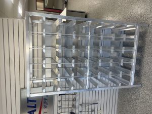 50417- Can Rack Full Size Stationary 