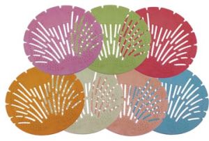 621- The Pearl 3D White Urinal Screen