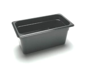 36CW110- 1/3 Size Black Camwear® Food Pan