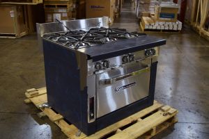 P36D-BBB 36" Heavy Duty Natural Gas Range with 6 Open Burners and Standard Oven