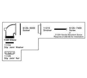 11223 - Overflow Elbow Kit    