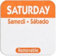 R106R - Removable Labels Saturday