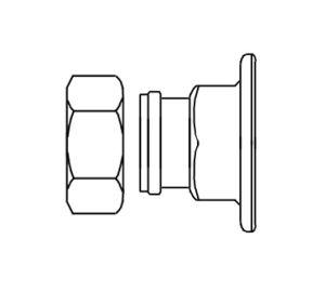 00BB- 1-9/16" Eccentric Flange