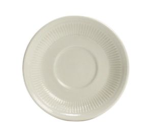 HEE-054- 5-1/2" Saucer Eggshell