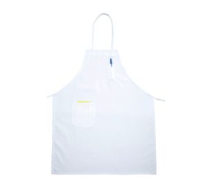 BA-PWH- 33" x 26" Bib Apron White