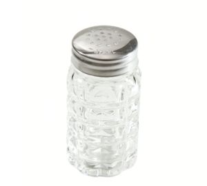 2 Oz Salt/Pepper Shaker Glass