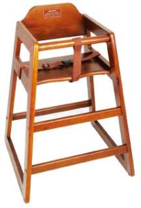 CHH-104- High Chair Walnut