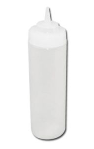 PSW-12- 12 Oz Squeeze Bottle Clear