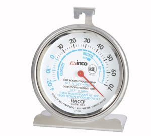 Refrigerator/Freezer Thermometer Dial Type -20° To 70° F