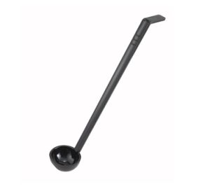 Ladle Poly Black 3/4 Oz